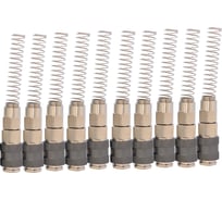 БРС KraftWell мама c пружиной для шланга 8x12 мм, 10 шт KRW-QCS0812F-10