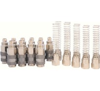 БРС KraftWell мама c пружиной для шланга 10x15 мм, 10 шт KRW-QCS1014F-10