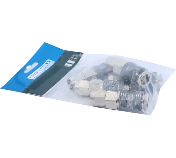 БРС KraftWell мама для шланга 8x12 мм, 5 шт KRW-QC0812F-5