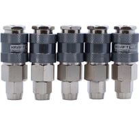 БРС KraftWell мама для шланга 5x8 мм, 5 шт KRW-QC0508F-5