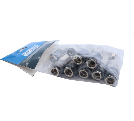 БРС KraftWell мама для шланга 10x14 мм, 10 шт KRW-QC1014F-10