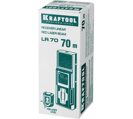 Детектор для линейного нивелира KRAFTOOL LR 70 34607
