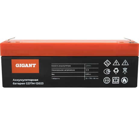 Аккумуляторная батарея Gigant GDTM-12023