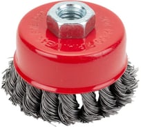 Щетка-чашка по металлу для УШМ SAMGRUPP 65 мм, М14, крученая, Inox, 100 шт SAMC-030200065-100