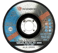 Диск зачистной KRONABRASIV 125x6.0x22.23 ECO, INOX 209101IN