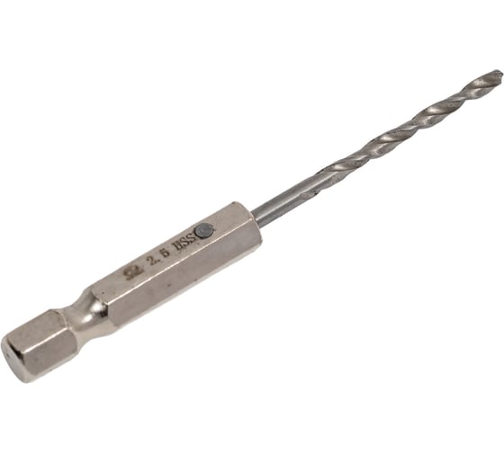 Сверло CNIC d 2,5x30x78мм HSS шестигранный хвостовик 42067