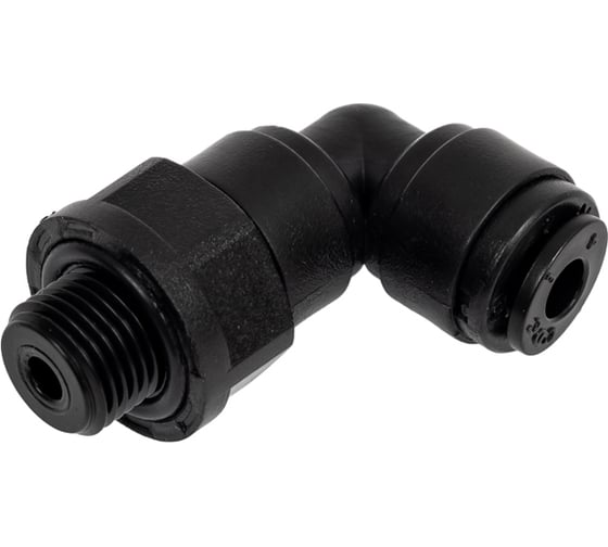 Фитинг угловой CDC Pneumatics 4мм G1/8 HRPL 04G01B 1