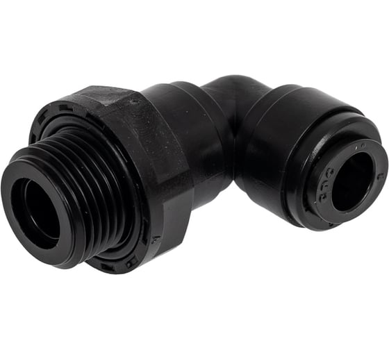 Фитинг угловой CDC Pneumatics 8мм G3/8 HRPL 08G03B 1