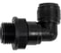 Фитинг угловой CDC Pneumatics 8мм G3/8 HRPL 08G03B 3