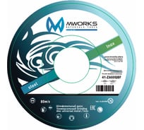 Диск шлифовальный универсальный MWORKS Cutting disc universal metal / Inox 180x6x22 мм MW70180622