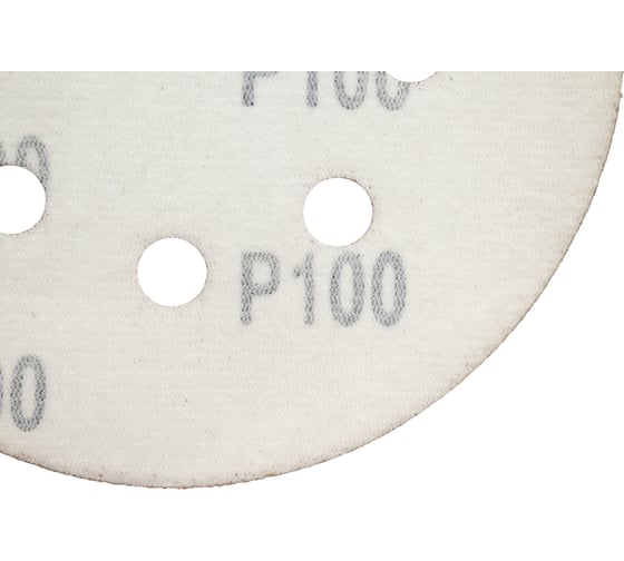 Шлифовальный круг Vitatools 125мм, P240, 8 отверстий, красный R-125-P240-8