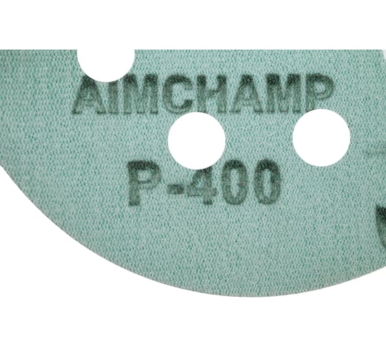 Шлифовальный круг Vitatools 125 мм, P400, 8 отверстий, зеленый GR-125-P400-8