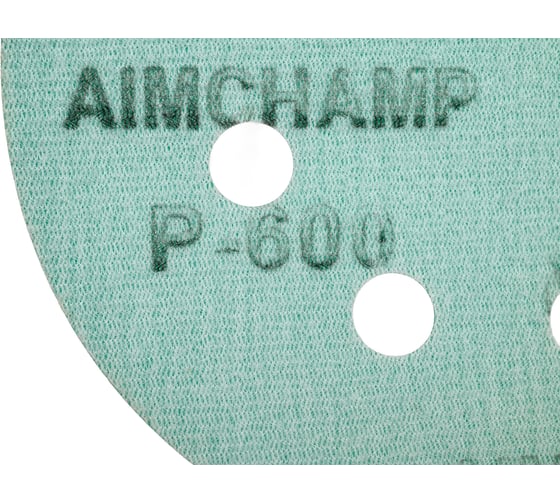 Шлифовальный круг Vitatools 125 мм, P600, 8 отверстий, зеленый GR-125-P600-8