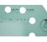 Шлифовальный круг Vitatools 125 мм, P1200, 8 отверстий, зеленый GR-125-P1200-8 3