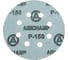 Шлифовальный круг Vitatools 125 мм, P150, 8 отверстий, зеленый GR-125-P150-8 2