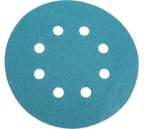 Шлифовальный круг Vitatools 125 мм, P60, 8 отверстий, зеленый GR-125-P60-8