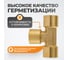 Фитинг T - образный WIEDERKRAFT резъба 1/2 PT, F-F-F (внутренний), латунь WDK-43PFB 3