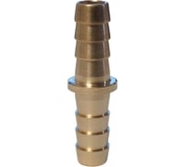 Штуцер соединительный WIEDERKRAFT для шлангов елочка 10 мм, латунь WDK-210HH