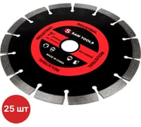 Диск отрезной по бетону алмазный SAMGRUPP Segment 180 мм, 25 шт SAMC-018001180-25