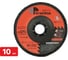 Круг лепестковый торцевой (КЛТ) по металлу и нерж.стали SAMGRUPP PIRANHA PRO 125x22.23 (T29 ZA40), 10 шт SAMC-0322125040-10 1