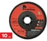 Круг лепестковый торцевой (КЛТ) по металлу и нерж.стали SAMGRUPP PIRANHA PRO 125x22.23 (T29 ZA60), 10 шт SAMC-0322125060-10 1