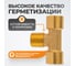 Фитинг T - образный WIEDERKRAFT резьба 1/2 PT, F-M-F (внутренний/внешний/внутренний), латунь WDK-40FMF 3
