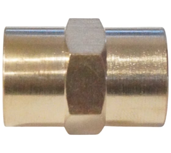 Адаптер WIEDERKRAFT резьба 1/4-1/4 PT, F-F (внутренний), латунь WDK-214FB