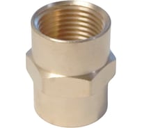 Адаптер WIEDERKRAFT резьба 3/8-3/8 PT, F-F (внутренний), латунь WDK-238FB