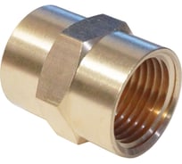 Адаптер WIEDERKRAFT резьба 1/2-1/2 PT, F-F (внутренний), латунь WDK-212FB