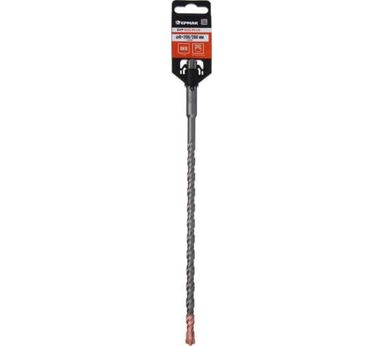 Бур 4-х гранный ЕРМАК SDS-plus 8x200/260 мм 654-169