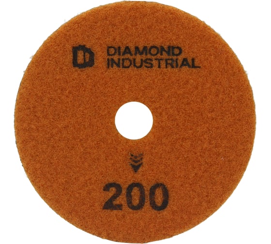 Круг алмазный шлифовальный АГШК черепашка 100 мм сухая №200 Diamond Industrial DIDCHDRY200