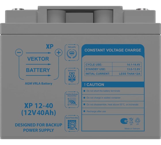 Аккумуляторная батарея Vektor Energy VEKTOR BATTERY XP 12-40 41586