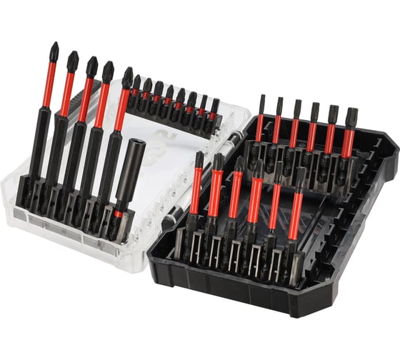 Набор бит SGS PH/PZ/TORX/HEX/PLUS-MINUS S2 26шт 63-26C SGS63-26C