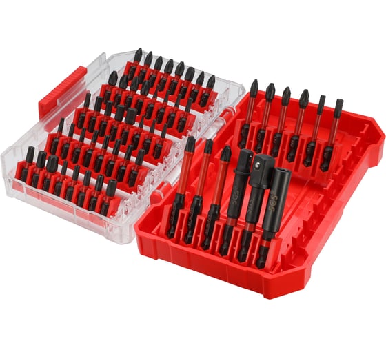 Набор бит SGS PH/PZ/TORX/HEX/PLUS-MINUS S2 52шт 63-52C SGS63-52C