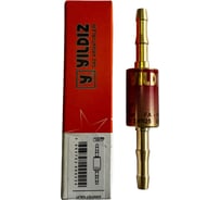 Клапан обратный в разрыв рукава YILDIZ ф 6,3 мм, горючие газы GAZ 1018