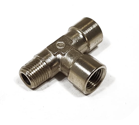 Тройник (1/8"F-1/8"F1/8"М) Camozzi 2070 1/8-1/8