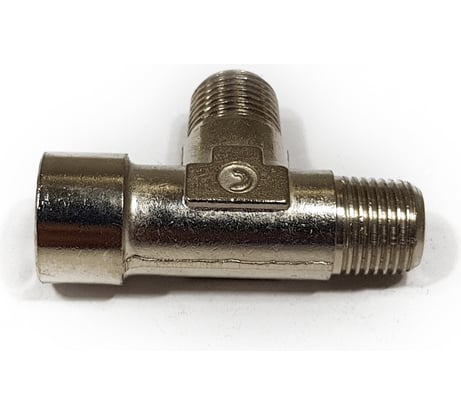 Тройник (1/8"M-1/8"M-1/8"F) Camozzi 2050 1/8-1/8