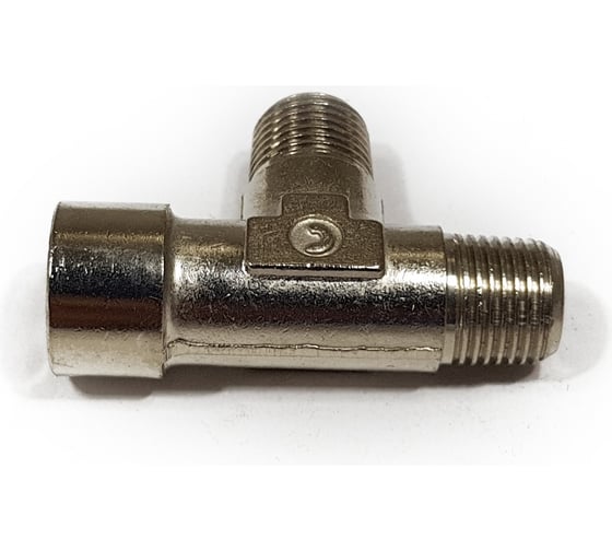 Тройник (1/8"M-1/8"M-1/8"F) Camozzi 2050 1/8-1/8 1