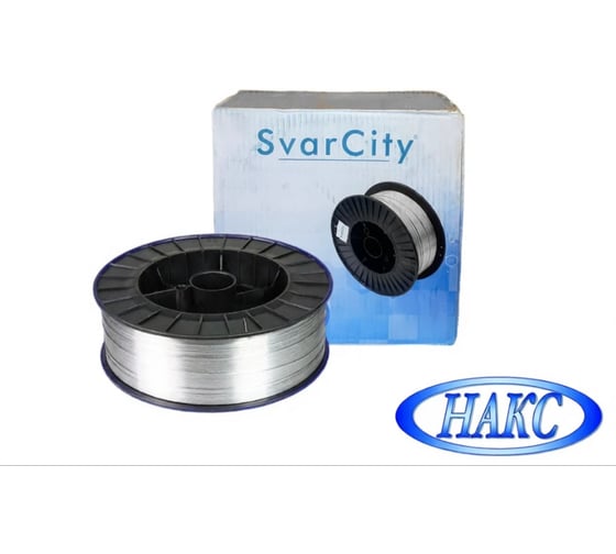 Сварочная проволока нержавеющая SvarCity ER-308 LSi (Св-04x19Н9) 1,0мм 15кг нержавеющая проволока для сварки ER308LSi-1/15кг