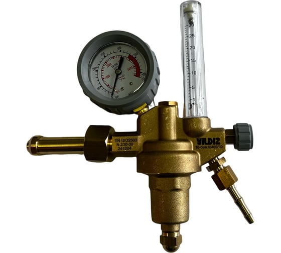 Редуктор аргоновый с ротаметром YILDIZ 0-30 л/м GAZ 5340SF30-RU