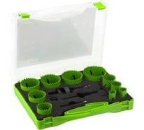 Набор коронок биметаллических проф. 19-64 мм (15 пр.) BIM HSS-Co 8 универсальный Diamond Industrial DIDBIMSET14CO8