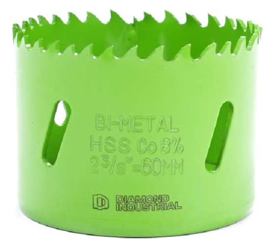 Коронка биметаллическая профессиональная 60 мм BIM HSS-Co 8 Diamond Industrial DIDBIMCO860