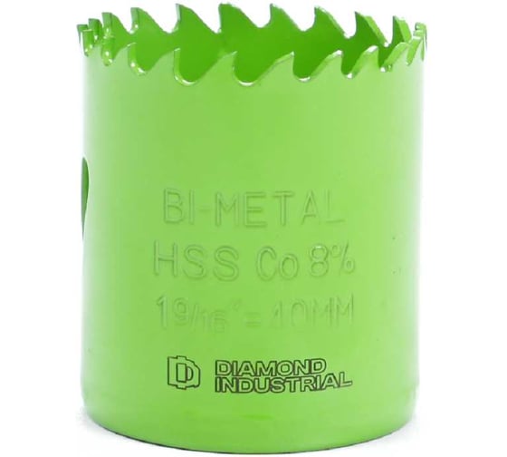 Коронка биметаллическая профессиональная 40 мм BIM HSS-Co 8 Diamond Industrial DIDBIMCO840