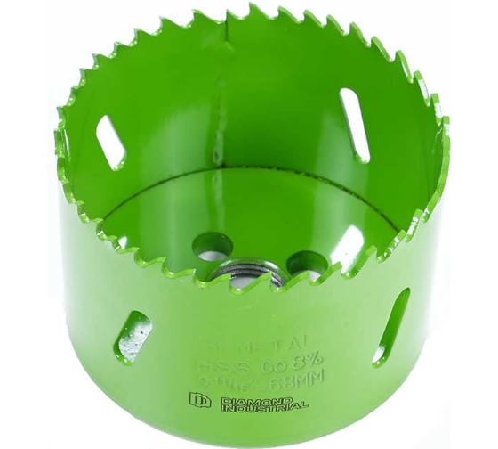 Коронка биметаллическая профессиональная 68 мм BIM HSS-Co 8 Diamond Industrial DIDBIMCO868
