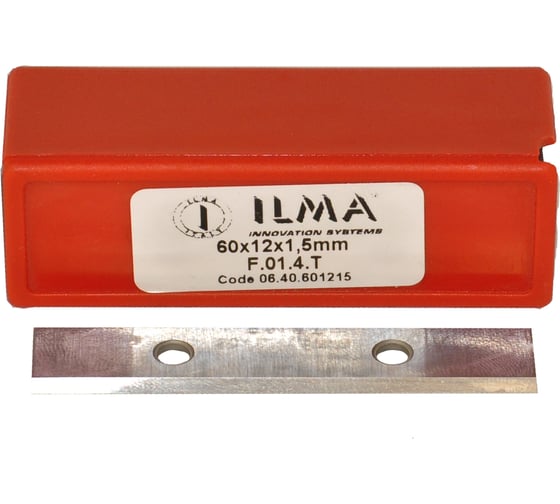 Нож сменный твердосплавный ILMA 60x12x1,5 стандарт HW 35º Z=2 NR 06.40.601215 1