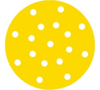 Круги шлифовальные (10 шт; 150 мм; P100; 17 отверстий) Akrilika AT-01029