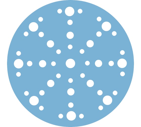 Круги шлифовальные (100 шт; 150 мм; P1500; 48 отверстий) Akrilika AT-02012 1