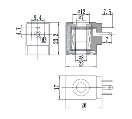Катушка для распределителя NBPT DC 24V (coil 110) арт. 84914