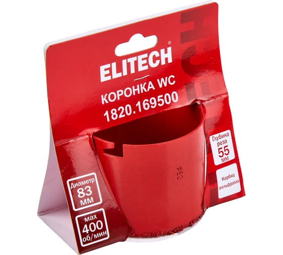 Коронка Elitech 83мм WC 1820.169500 205037