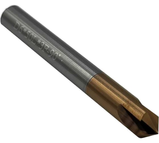 Зенковка твердосплавная TORNERI 6x50 мм, угол 90, z=3 Т023891